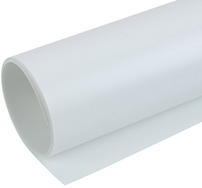 컴스 Coms 촬영 PVC 양면 무광 배경지 화이트 80 x 154 cm, BS671, 1개