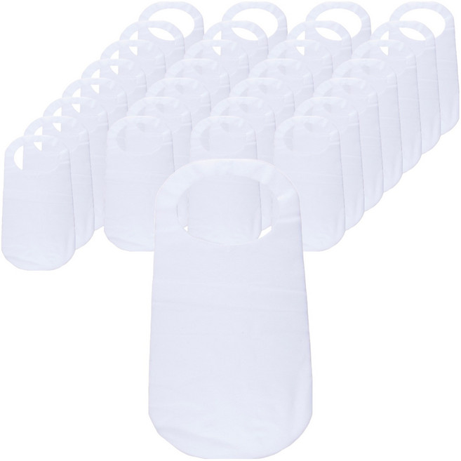 올데이키친 일회용 앞치마, 화이트, 100개