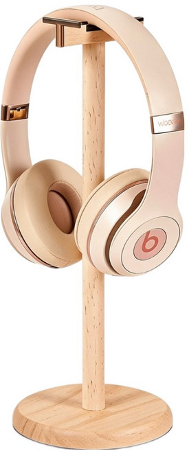 피넬 원목 헤드폰 스탠드 거치대, 우드, 1개