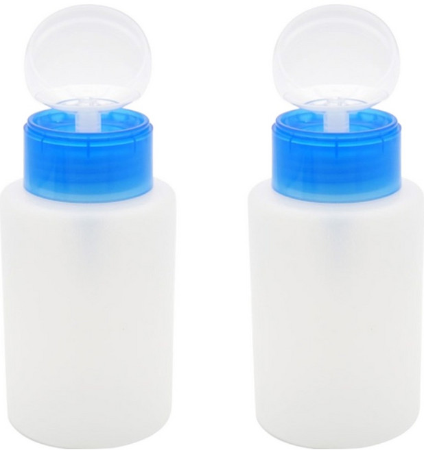 컴스 펌프형 액체 디스펜서 250ml DP260 2p, 반투명 + 파랑, 1개