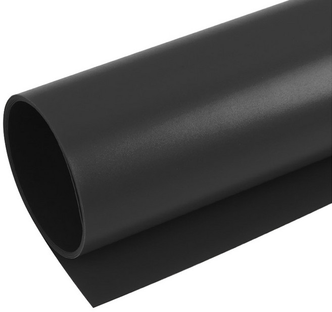 컴스 Coms 촬영 PVC 양면 무광 배경지 블랙 60 x 115 cm, BS597, 1개
