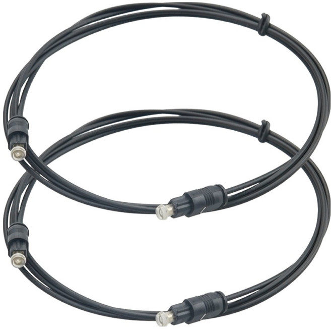 Coms toslink to toslink Optical 音訊光纖線 2p DP266, 單一顏色, 1個, 1.5m