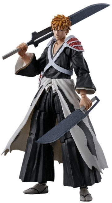 BANDAI S.H.Figuarts SHF 死神 黑崎一護 二刀斬月 可動完成品, 1個