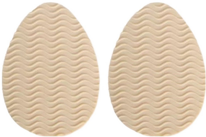 마켓피아 구두 신발 하이힐 밑창 보호 미끄럼 소음방지 패드 2p 세트, 살구, 1세트