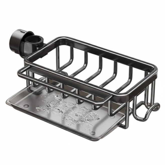 마켓감성 물받침 수세미걸이, 타입6, 1개