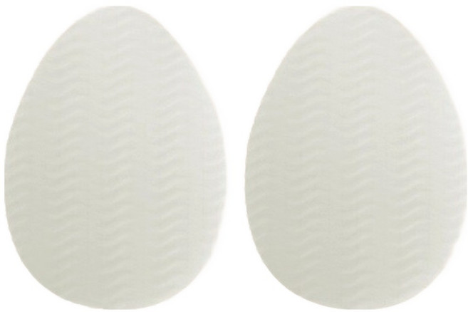 마켓피아 구두 신발 하이힐 밑창 보호 미끄럼 소음방지 패드 2p 세트, 투명, 1세트