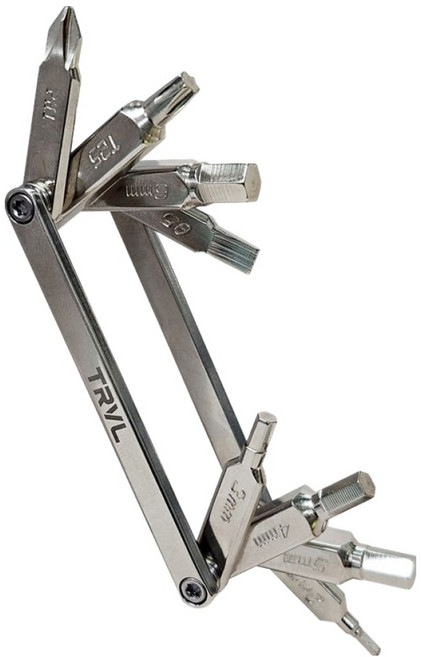 트레벨로 자전거 휴대용 공구 미니 멀티툴 육각렌치 세트 T8, 1개