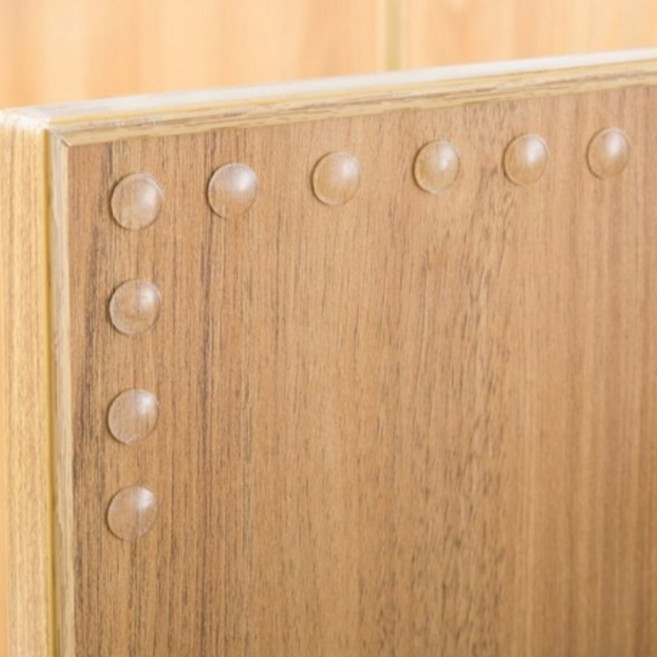 리빙홈디테일 3M 소음방지 스티커 문 충격완화 범폰 반구형, 투명, 100개