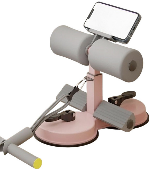 티리티티 흡착식 윗몸일으키기 보조기구 + 휴대폰 거치대 세트, 2 핑크, 1세트