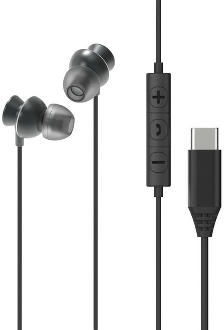 아이리버 고음질 C타입 노이즈캔슬링 알루미늄 커널형 유선 이어폰 갤럭시 아이폰, 블랙, ICP-G709