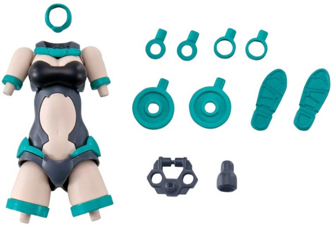 BANDAI 30MS OB-02 身體配件套組 TYPE.A01 顏色B 組裝模型, 1個