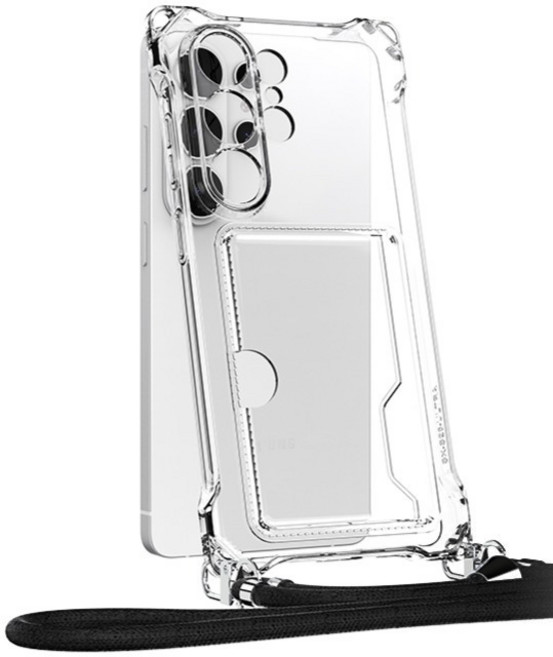 하이온 컬러범퍼 카드수납 넥클리스 휴대폰 케이스