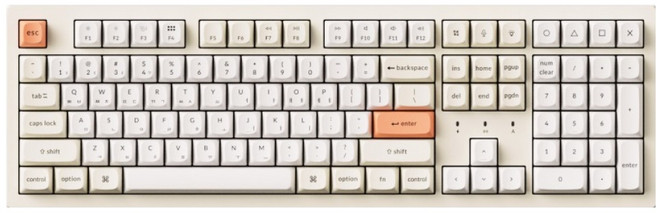 키크론 SE ZMK 핫스왑 유무선 기계식 키보드, 레트로 파스텔, K10P-SR6, 저소음 적축