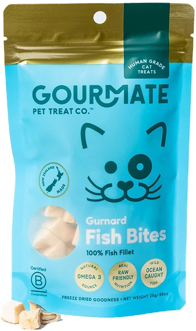 고메이트 고양이 동결건조 간식, 1개, 25g, 흰살생선 - 쿠팡