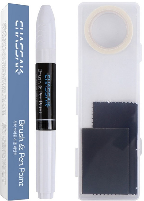 차싹 붓펜페인트 벤츠 + 전용키트, 149 폴라화이트, 1개