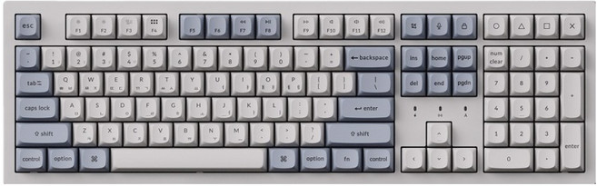 키크론 K10 PRO SE ZMK 유무선 기계식 키보드, 레트로 블루, K10P-SA11, 라이트 저소음 바나나축