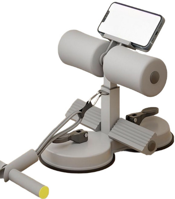 티리티티 흡착식 윗몸일으키기 보조기구 + 휴대폰 거치대 세트, 1 그레이, 1세트