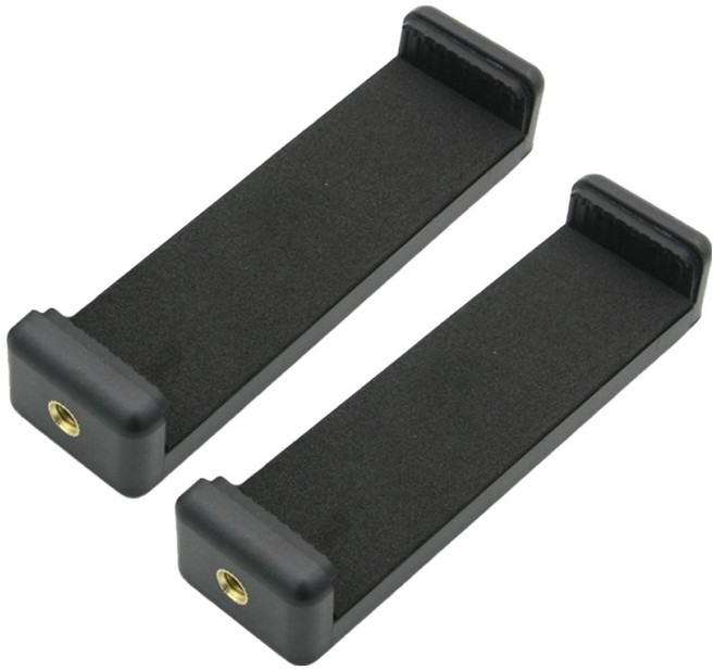 컴스 스마트폰 태블릿 거치대 115-150mm 슬라이드형 DP231, Black, 2개