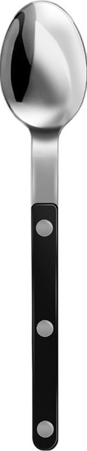 바겐슈타이거 셀레스트 벨루어 커트러리 디저트스푼, 블랙, 1개