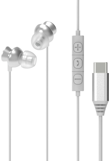 아이리버 고음질 C타입 노이즈캔슬링 알루미늄 커널형 유선 이어폰 갤럭시 아이폰, 화이트, ICP-G709