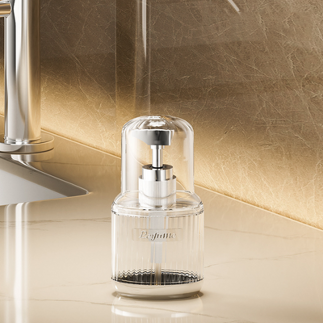 인아름 욕실 투명 디스펜서 60ml, 1개