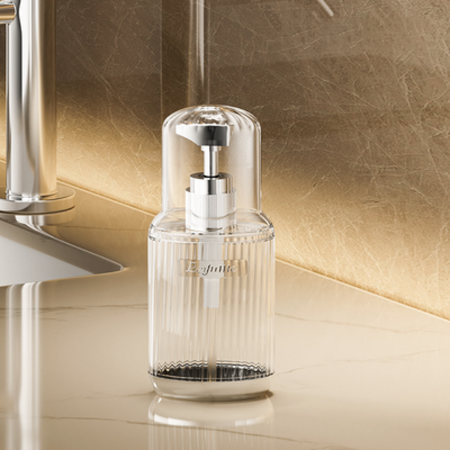인아름 욕실 투명 디스펜서 90ml, 1개