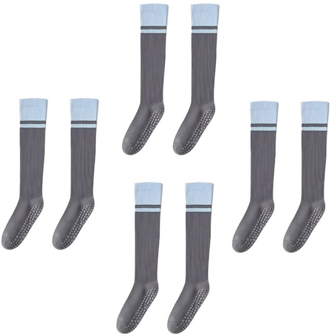 에이빈 여성용 미끄럼방지 논슬립 필라테스 니삭스 4켤레