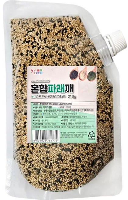 천혜식품 혼합 파래깨, 210g, 1개