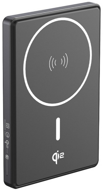 PHILIPS 飛利浦 QI2.0 行動電源 5000mAh Type-C, 黑色, DLP2560Q
