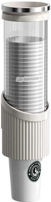 리빙하루 50개입 컵 디스펜서, 화이트, 1개