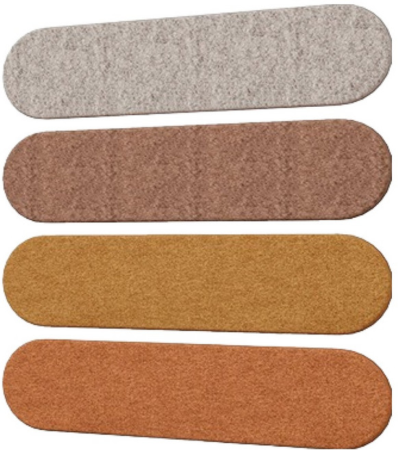 마켓피오 홈 악세사리 펠트보드 디스플레이 랙 4종 세트 타입1