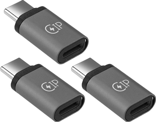 컴스 USB C to iOS 8핀 변환 젠더 3p, 1개, CP199