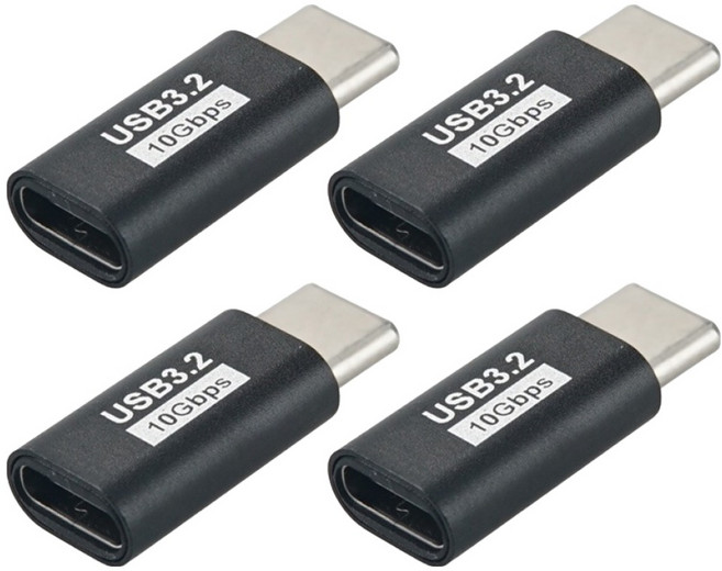 컴스 USB C FF 10Gbps 고속전송 연장 젠더 4p, 1개, DP110