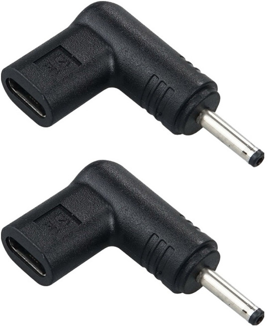 컴스 C타입 PD to DC 12V 외경 3 내경 1 변환 젠더 2p, 1개, CP149