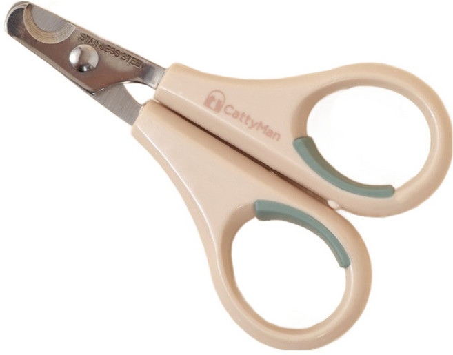 캐티맨 반려동물 뷰티살롱 발톱깎이 BS-22, 베이지, 1개