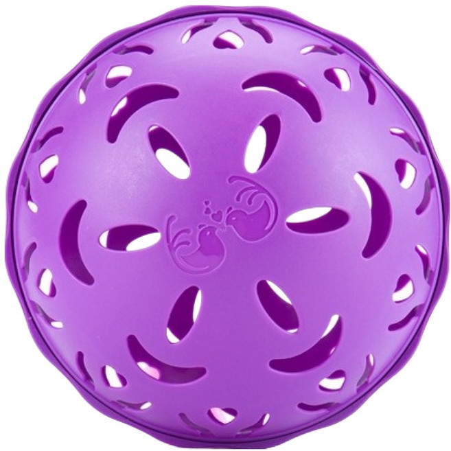 마리조아 여성용 세탁기 전용 브라 엉킴 방지 청소볼, 보라, 1개