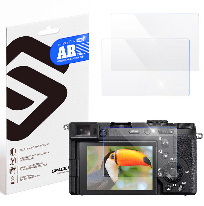 스페이스쉴드 소니 A7C2 미러리스 카메라 호환 NEO AR 저반사 고선명 강화유리필름 3p, 1세트, ILCE-7CM2