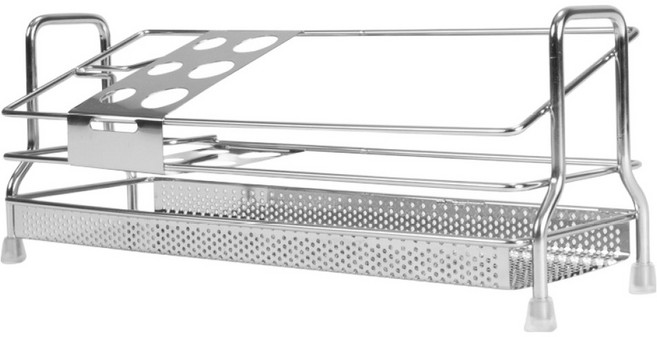 4BNK 올스텐 304 칫솔 치약 거치대 확장형, 실버, 1개