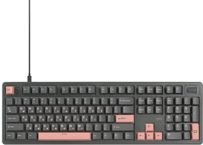 지클릭커 Magneon 8K 래피드트리거 자석축 마그네틱 게이밍 기계식 유선 키보드 무소음 레이저자몽 37g, 머큐리핑크, GRT107, 제조사축