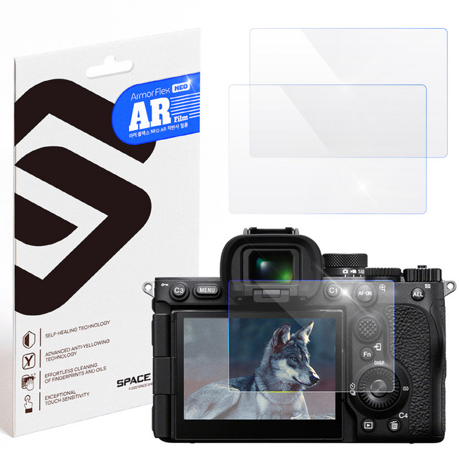 스페이스쉴드 소니 A7R5 미러리스 카메라 호환 NEO AR 저반사 고선명 강화유리필름 3p, 1세트, ILCE-7RM5