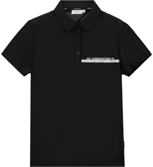 Gospheres 女款 ASCI LOGO POLO T恤 PW2UPK42