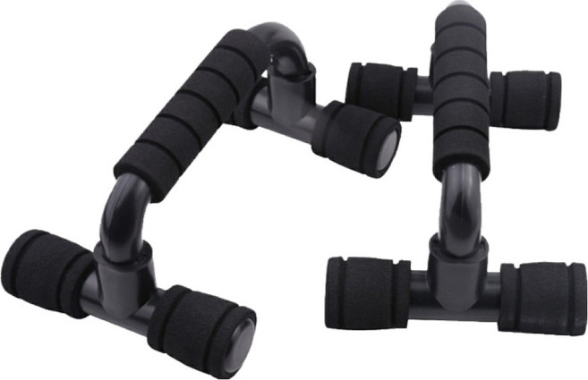 데이코지 근육 강화 운동 푸쉬업바 양쪽 세트, 블랙, DKJ-PB001