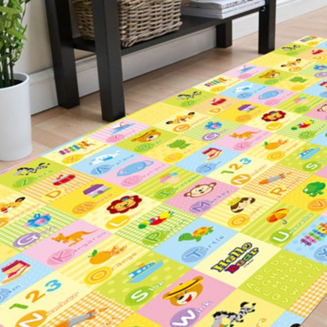 파크론 놀이방매트 2p, 헬로베어 영어공부