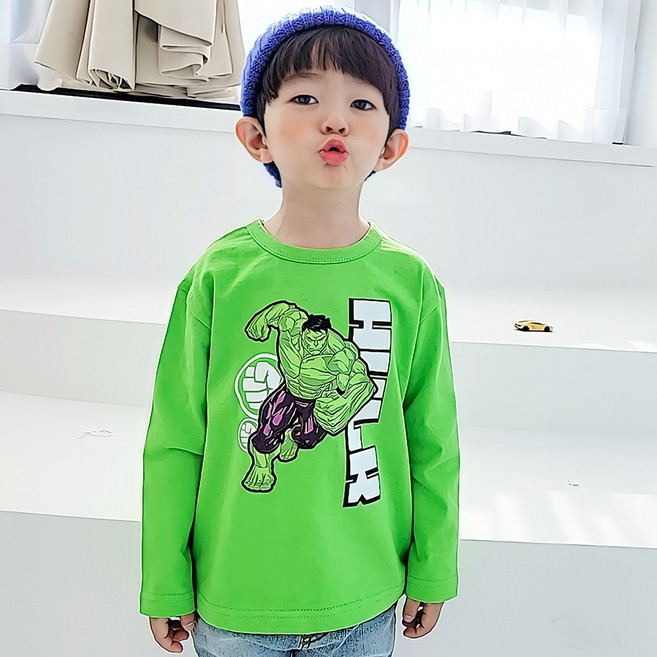 아동용 마블 헐크 라운드 티셔츠