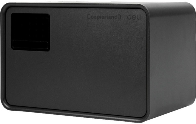 카피어랜드 디자인 스마트 미니 금고 SF-SS1, 무광블랙