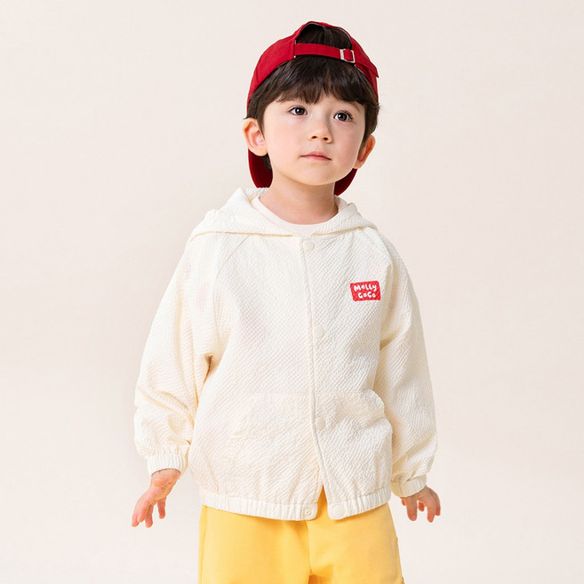 멜리코코 아동용 컬러풀 후드 바람막이 MLLD270