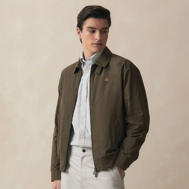 BrooksBrothers 男士 Drizzle 防風外套 BBOTMO102AKFS