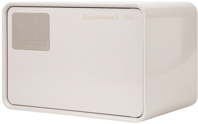 카피어랜드 디자인 스마트 미니 금고 SF-SS1, 무광화이트