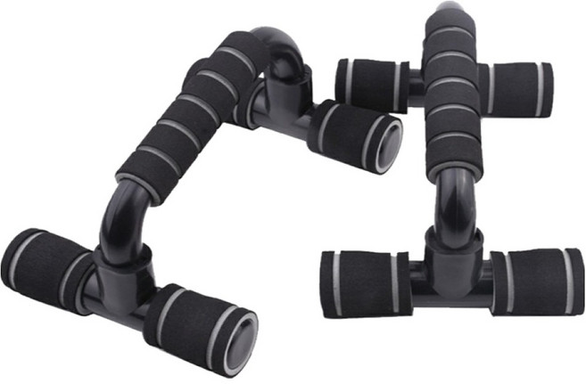 데이코지 근육 강화 운동 푸쉬업바 양쪽 세트, 그레이, DKJ-PB001