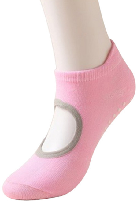 에이빈 여성용 논슬립 필라테스 트임 양말 4켤레